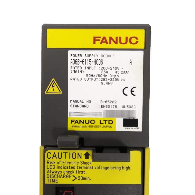 FANUC A06B-6115-H006 Servo Amplifier / Drive - A06B-6115-H006 | Professional FANUC Servo Amplifier / Drive Part | In Stock at Vibocnc