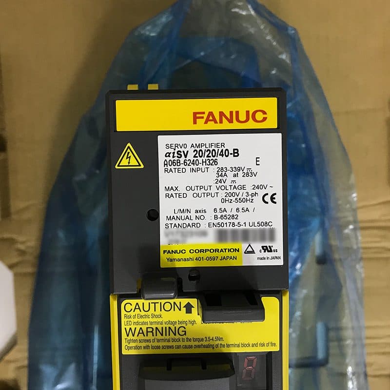A06B-6240-H326 FANUC A06B-6240-H326 Servo Amplifier / Drive - Detail View | FANUC Servo Amplifier / Drive
