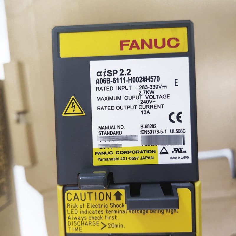 A06B-6111-H002 FANUC A06B-6111-H002 Servo Amplifier / Drive - View 4 | CNC Spare Part