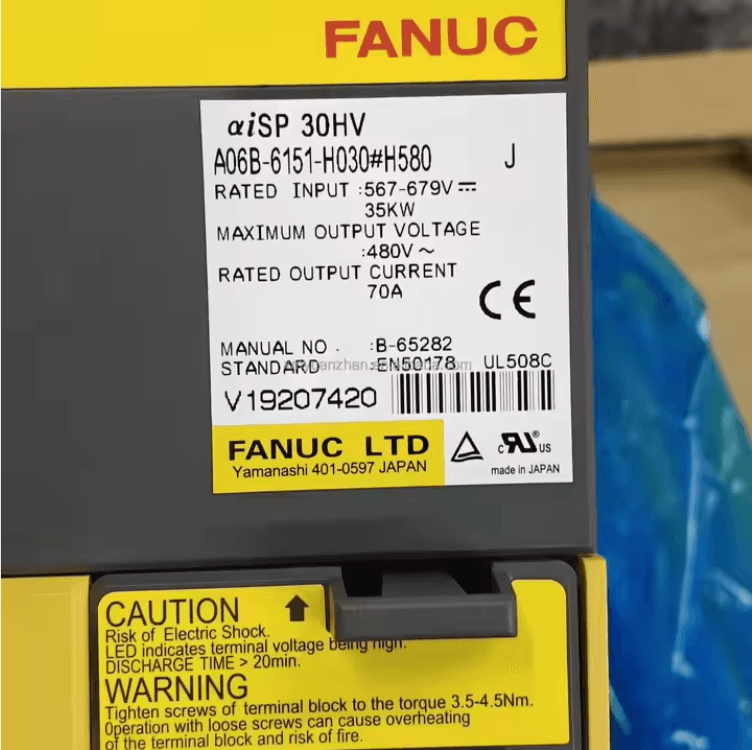 A06B-6151-H030 FANUC A06B-6151-H030 Servo Amplifier / Drive - Detail View | FANUC Servo Amplifier / Drive