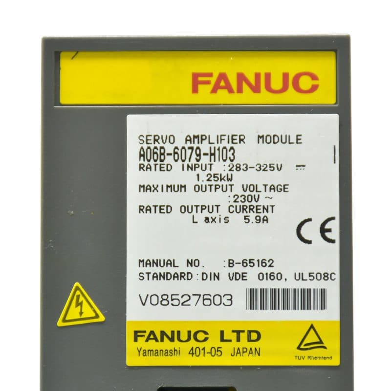 A06B-6079-H103 FANUC A06B-6079-H103 Servo Amplifier / Drive - View 3 | CNC Spare Part