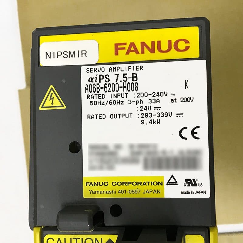 A06B-6200-H008 FANUC A06B-6200-H008 Servo Amplifier / Drive - View 3 | CNC Spare Part