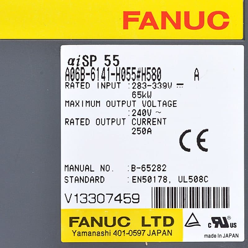A06B-6141-H055 FANUC A06B-6141-H055 Servo Amplifier / Drive - View 4 | CNC Spare Part