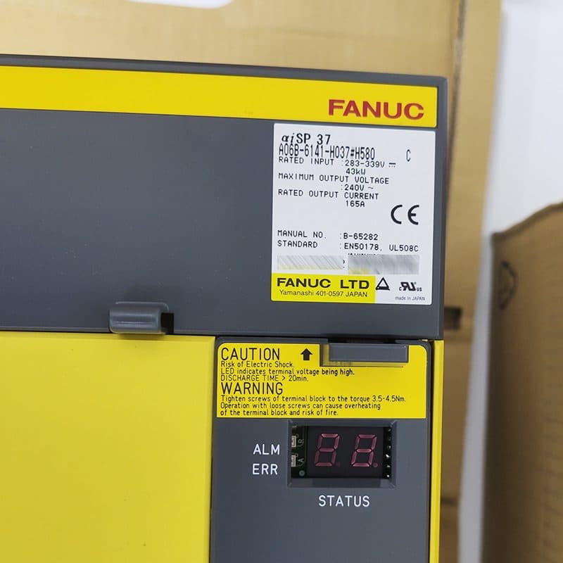 A06B-6141-H037 FANUC A06B-6141-H037 Servo Amplifier / Drive - Detail View | FANUC Servo Amplifier / Drive