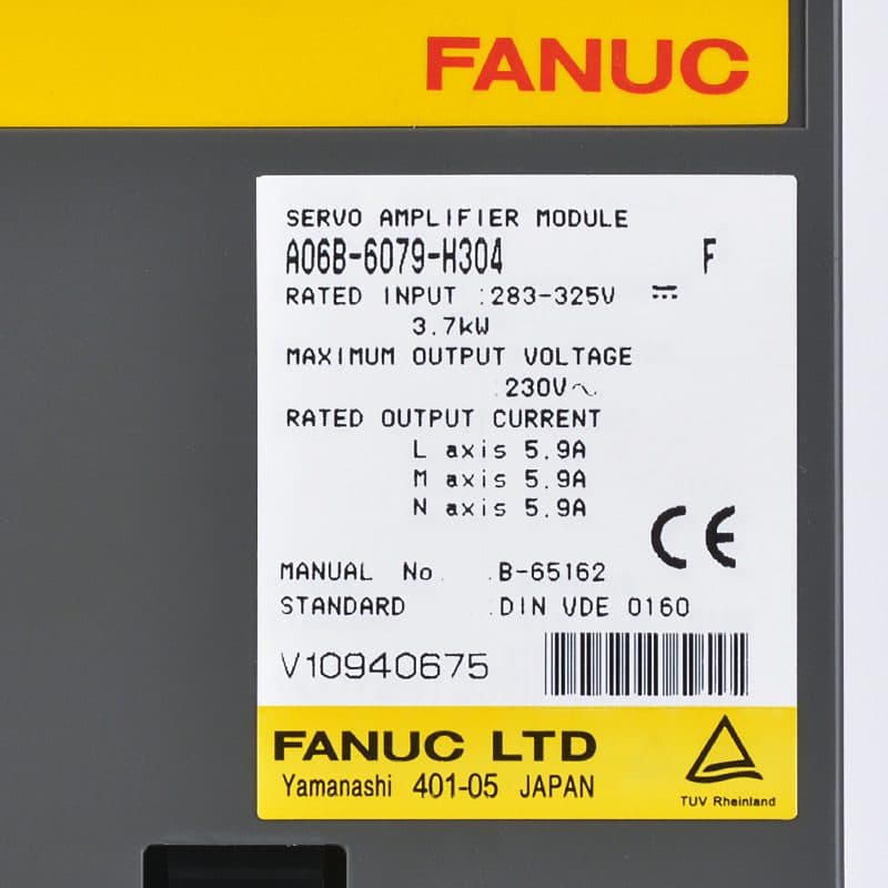 A06B-6079-H304 FANUC A06B-6079-H304 Servo Amplifier / Drive - View 4 | CNC Spare Part