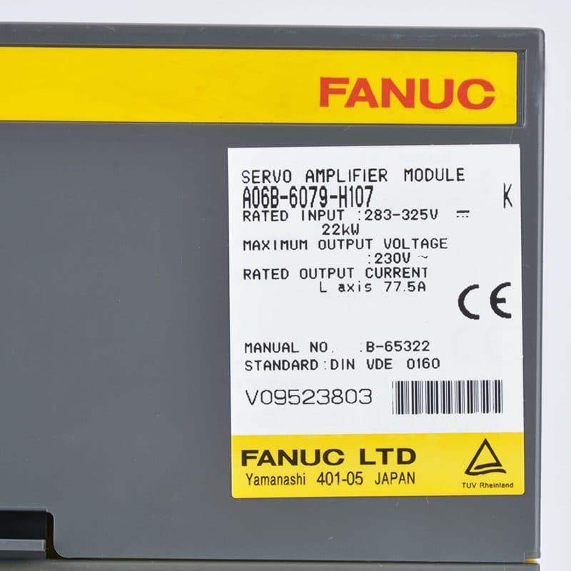 FANUC A06B-6079-H107 Servo Amplifier / Drive - A06B-6079-H107 | Professional FANUC Servo Amplifier / Drive Part | In Stock at Vibocnc