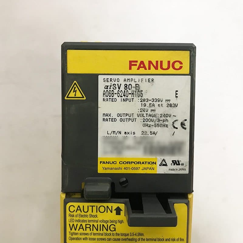 A06B-6240-H105 FANUC A06B-6240-H105 Servo Amplifier / Drive - View 3 | CNC Spare Part