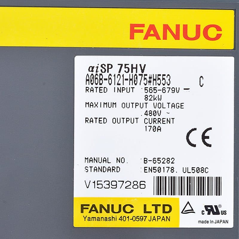 FANUC A06B-6121-H075 Servo Amplifier / Drive - A06B-6121-H075 | Professional FANUC Servo Amplifier / Drive Part | In Stock at Vibocnc