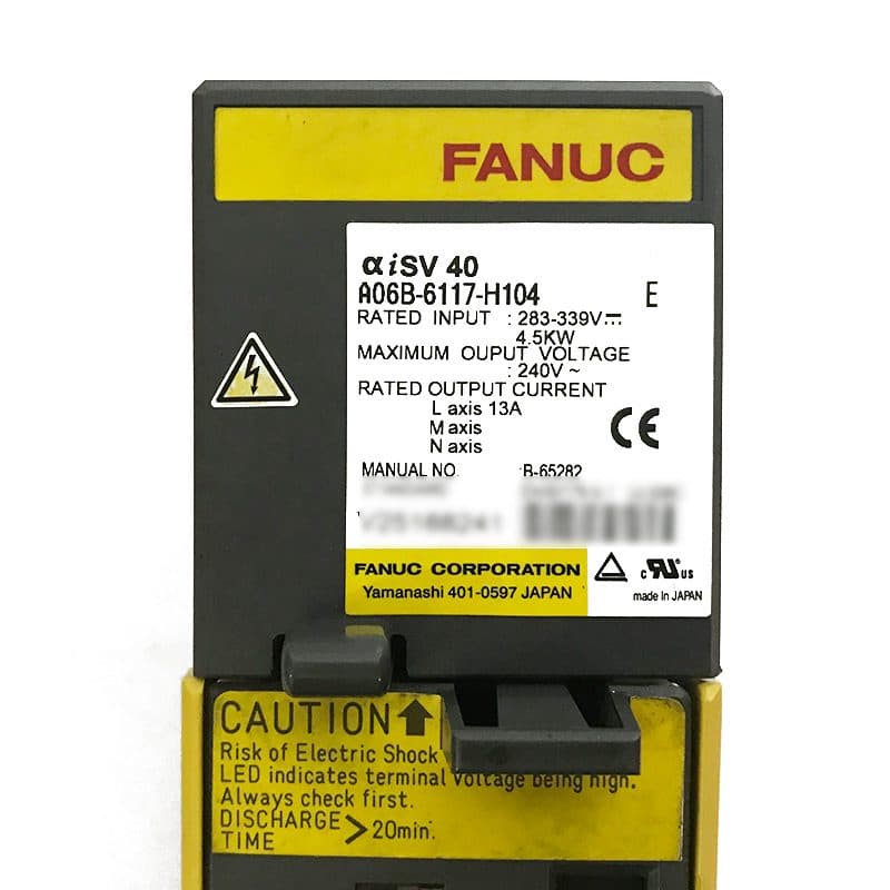 A06B-6117-H104 FANUC A06B-6117-H104 Servo Amplifier / Drive - View 3 | CNC Spare Part