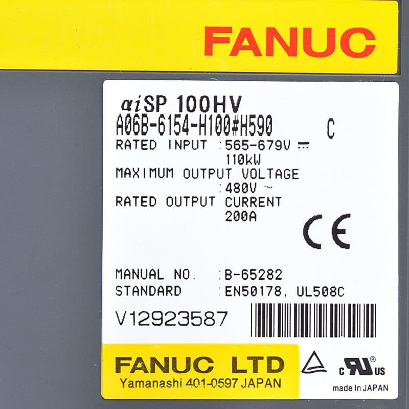 A06B-6154-H100 FANUC A06B-6154-H100 Servo Amplifier / Drive - View 5 | CNC Spare Part