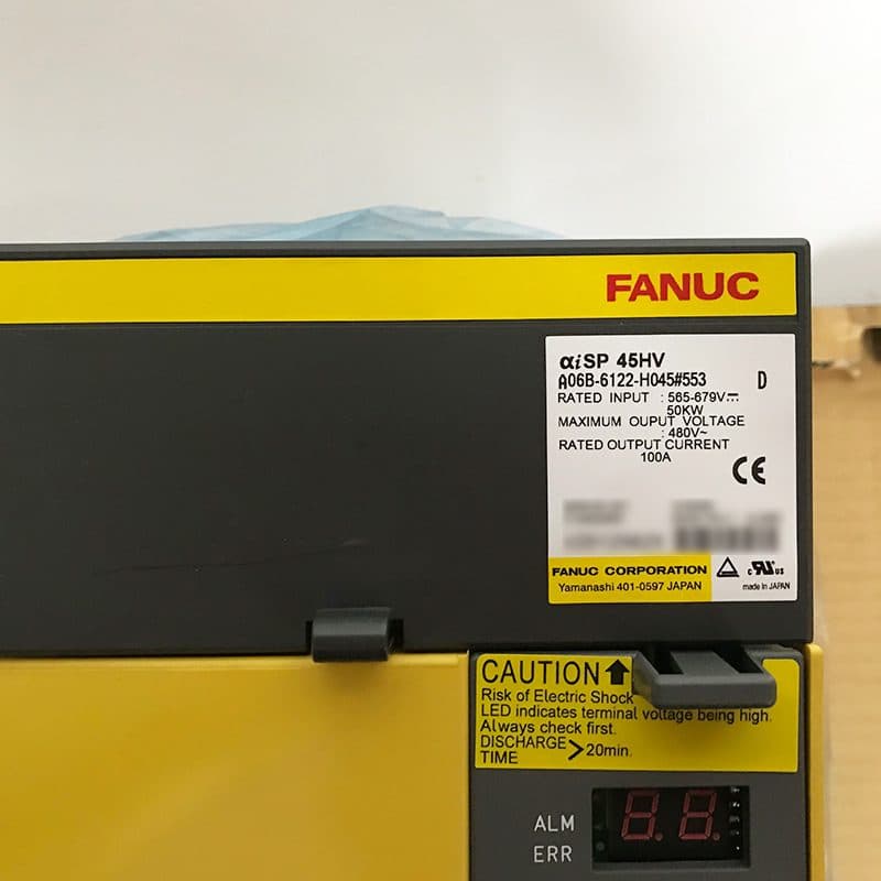 A06B-6122-H045 FANUC A06B-6122-H045 Servo Amplifier / Drive - Detail View | FANUC Servo Amplifier / Drive
