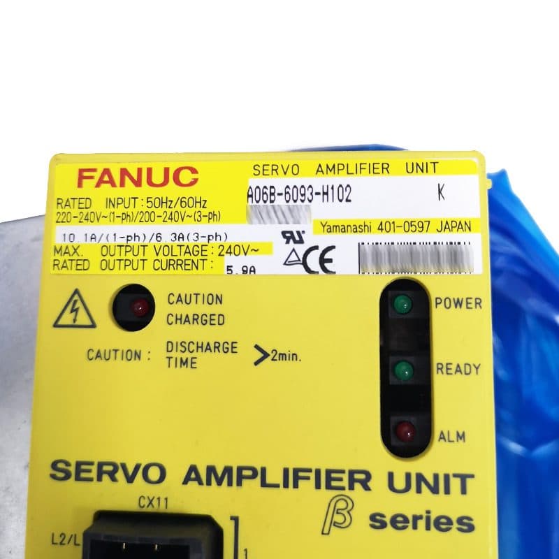 A06B-6093-H102 FANUC A06B-6093-H102 Servo Amplifier / Drive - View 3 | CNC Spare Part