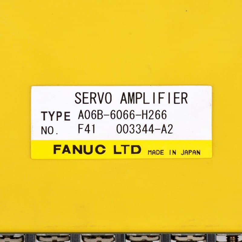 A06B-6066-H266 FANUC A06B-6066-H266 Servo Amplifier / Drive - Detail View | FANUC Servo Amplifier / Drive