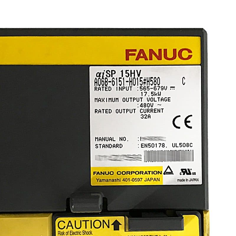 A06B-6151-H015 FANUC A06B-6151-H015 Servo Amplifier / Drive - View 4 | CNC Spare Part