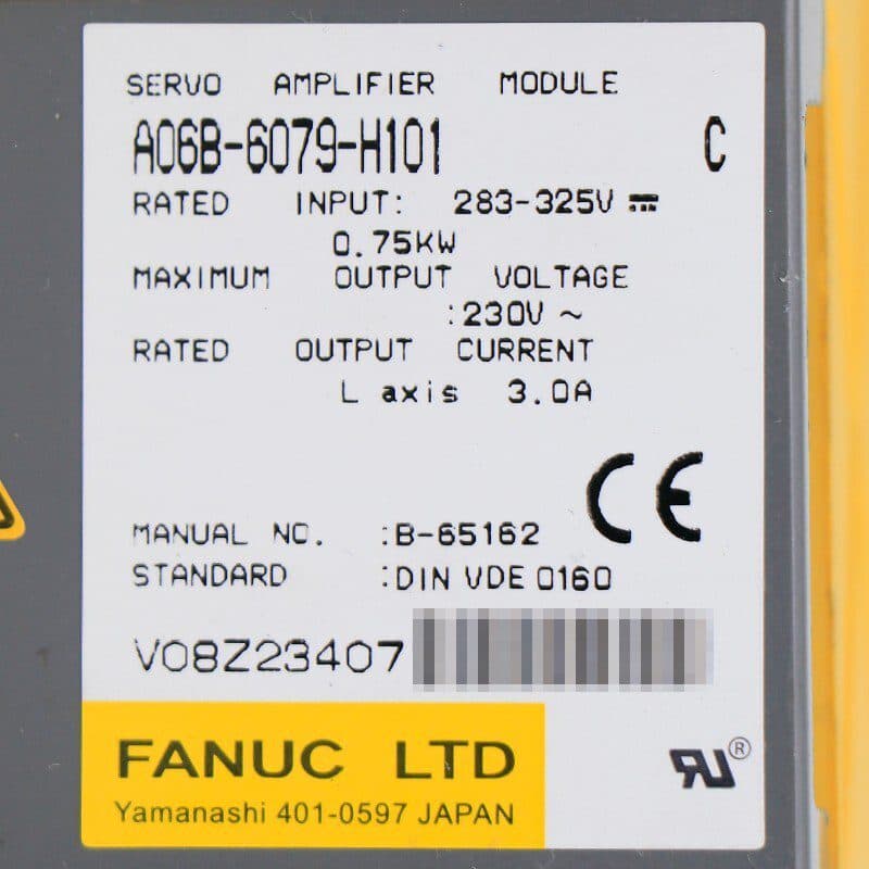 FANUC A06B-6079-H101 Servo Amplifier / Drive - A06B-6079-H101 | Professional FANUC Servo Amplifier / Drive Part | In Stock at Vibocnc