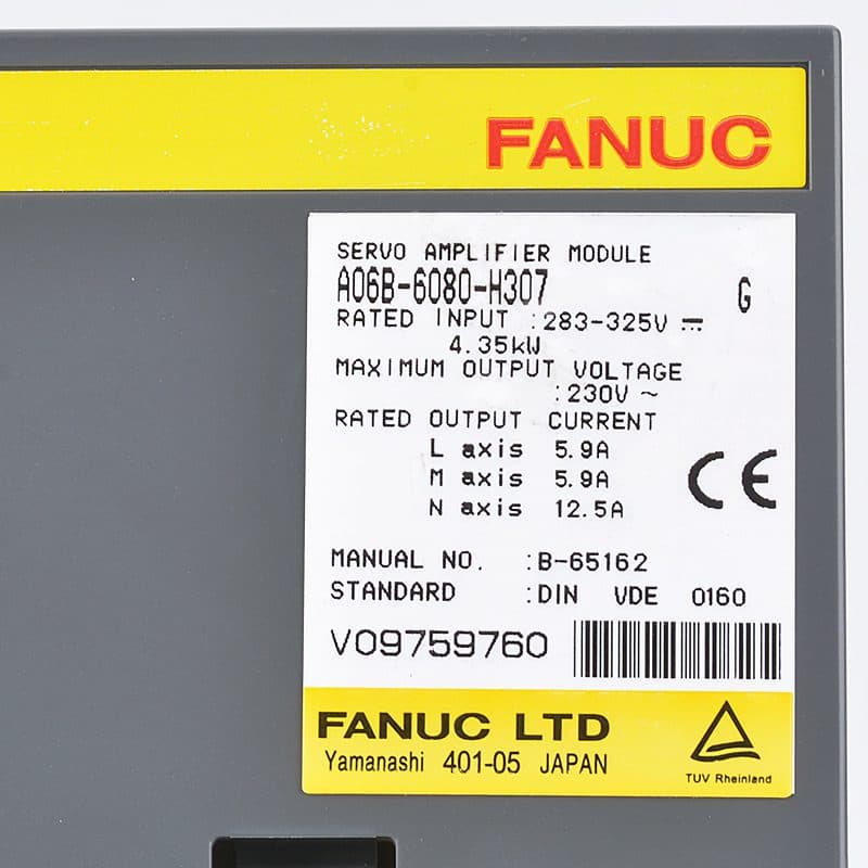 A06B-6080-H307 FANUC A06B-6080-H307 Servo Amplifier / Drive - View 5 | CNC Spare Part