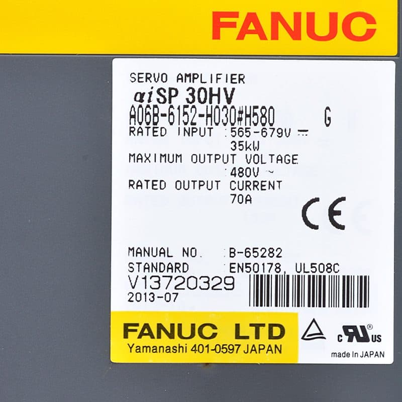 A06B-6152-H030 FANUC A06B-6152-H030 Servo Amplifier / Drive - View 4 | CNC Spare Part