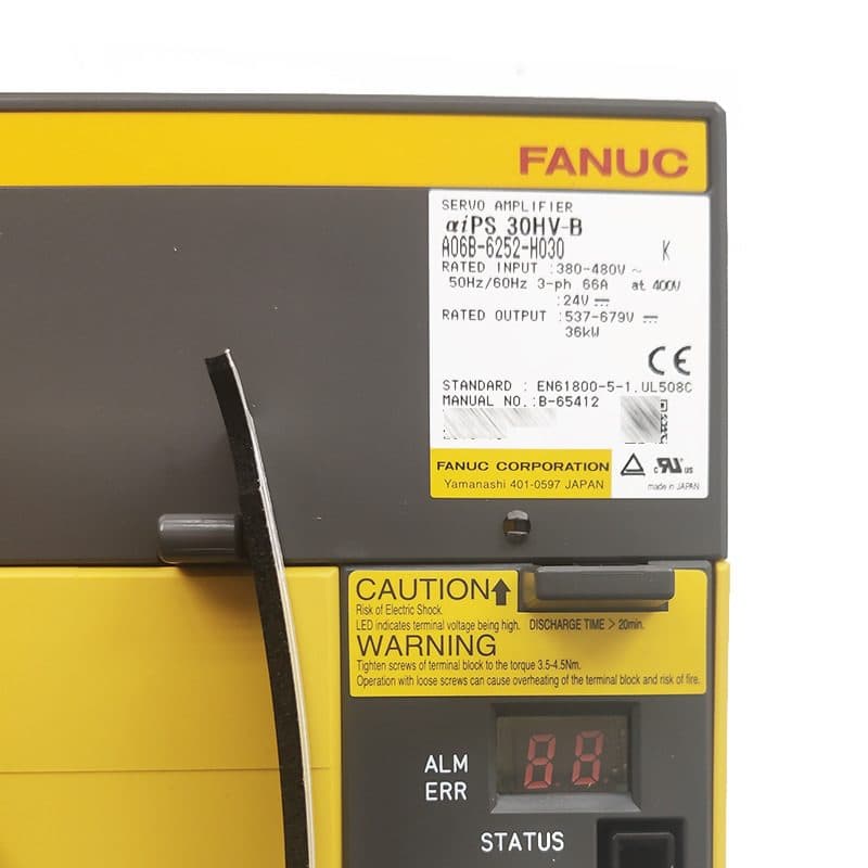 A06B-6252-H030 FANUC A06B-6252-H030 Servo Amplifier / Drive - Detail View | FANUC Servo Amplifier / Drive