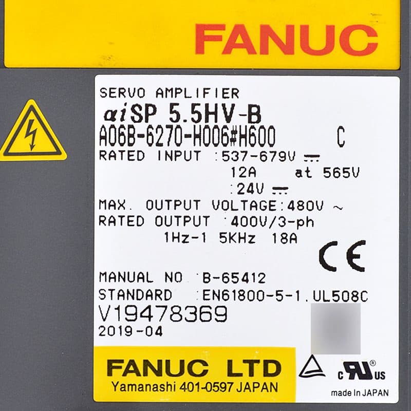 A06B-6270-H006 FANUC A06B-6270-H006 Servo Amplifier / Drive - View 5 | CNC Spare Part