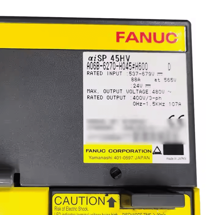 A06B-6270-H045 FANUC A06B-6270-H045 Servo Amplifier / Drive - Detail View | FANUC Servo Amplifier / Drive