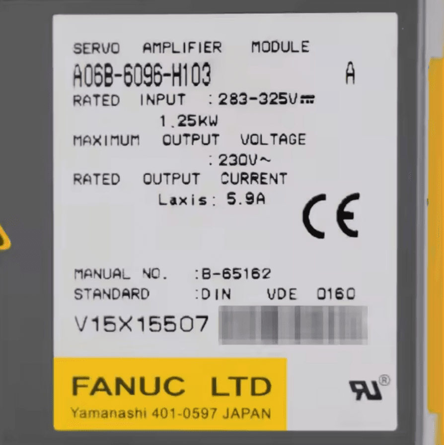 A06B-6097-H103 FANUC A06B-6097-H103 Servo Amplifier / Drive - View 3 | CNC Spare Part