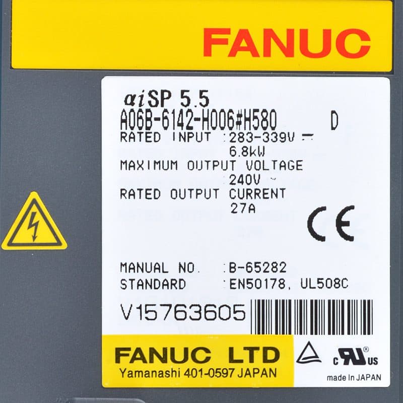 A06B-6142-H006 FANUC A06B-6142-H006 Servo Amplifier / Drive - View 5 | CNC Spare Part