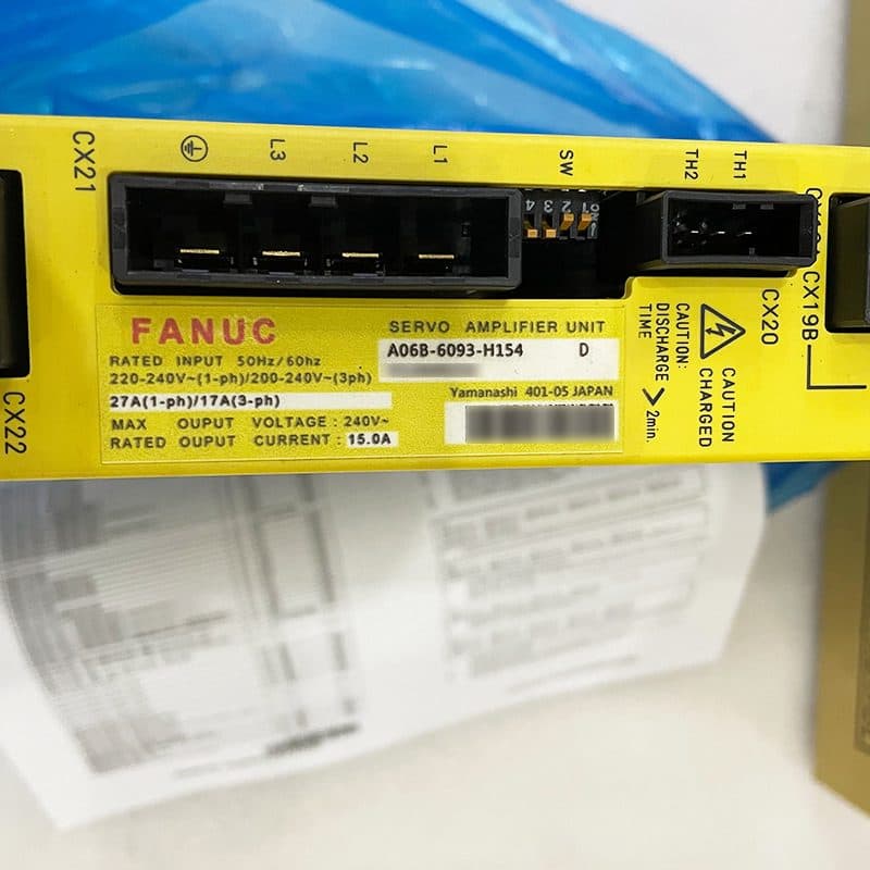 A06B-6093-H154 FANUC A06B-6093-H154 Servo Amplifier / Drive - View 4 | CNC Spare Part