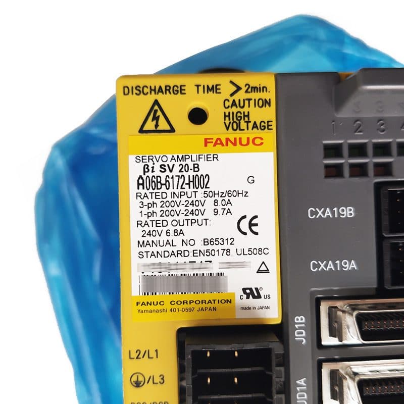 A06B-6172-H002 FANUC A06B-6172-H002 Servo Amplifier / Drive - View 4 | CNC Spare Part