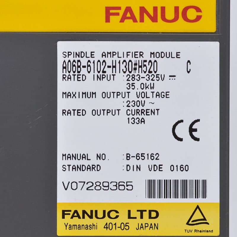 FANUC A06B-6102-H130#H520 Servo Amplifier / Drive - A06B-6102-H130#H520 | Professional FANUC Servo Amplifier / Drive Part | In Stock at Vibocnc