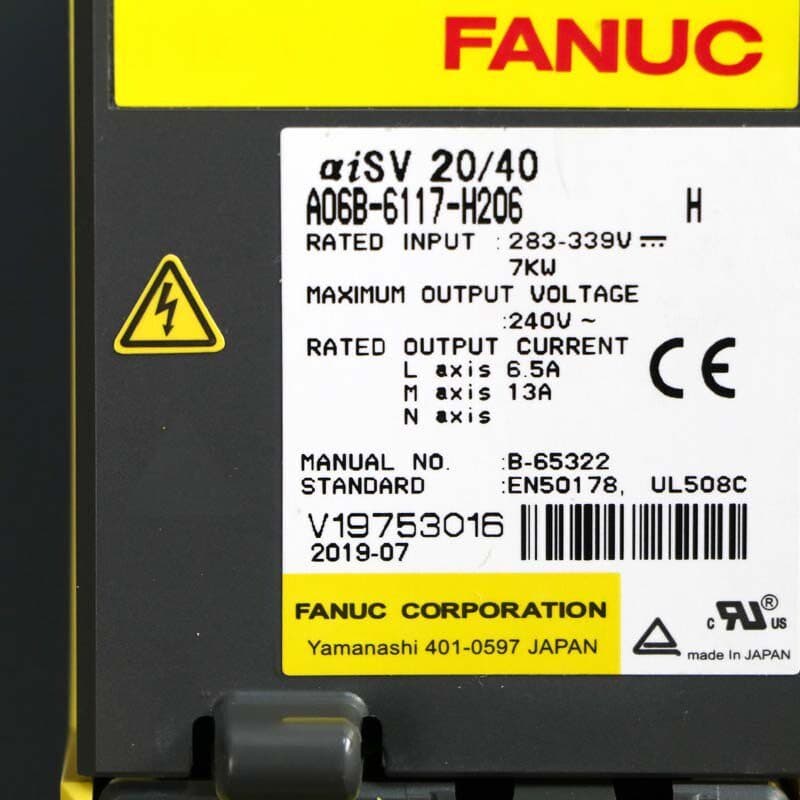 A06B-6117-H206 FANUC A06B-6117-H206 Servo Amplifier / Drive - View 3 | CNC Spare Part