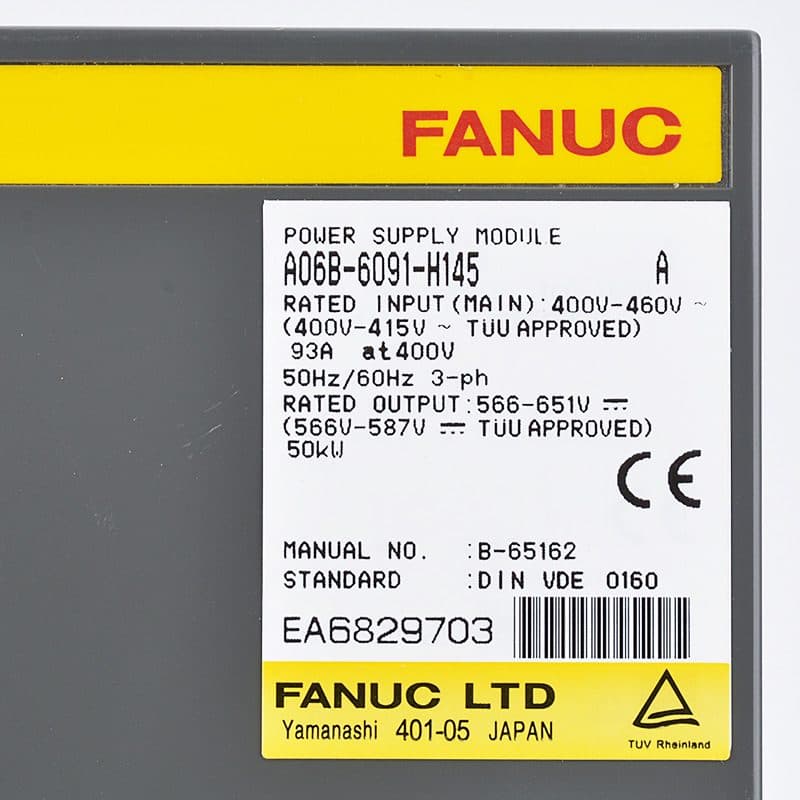 A06B-6091-H145 FANUC A06B-6091-H145 Servo Amplifier / Drive - View 4 | CNC Spare Part