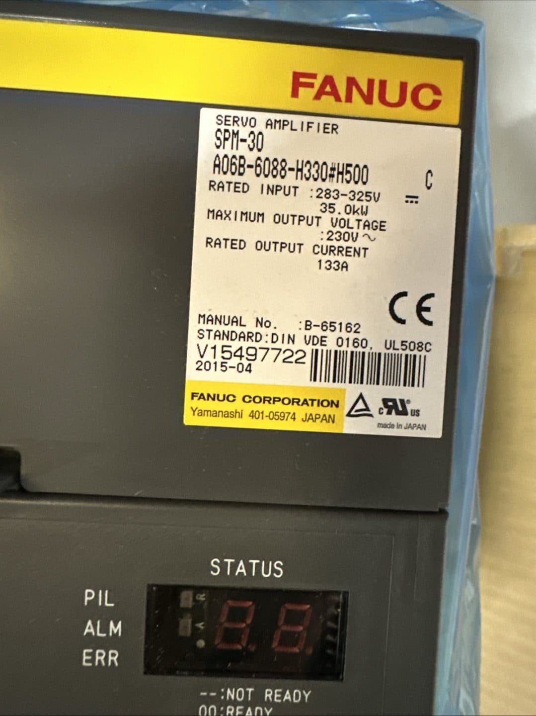 A06B-6088-H330#H500 FANUC A06B-6088-H330#H500 Servo Amplifier / Drive - View 4 | CNC Spare Part
