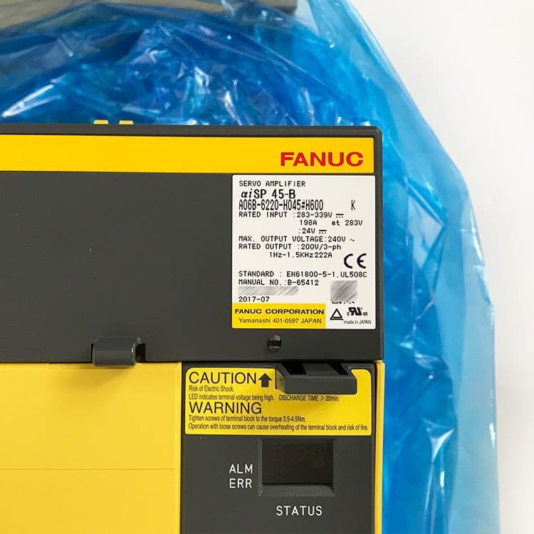 A06B-6220-H045 FANUC A06B-6220-H045 Servo Amplifier / Drive - Detail View | FANUC Servo Amplifier / Drive