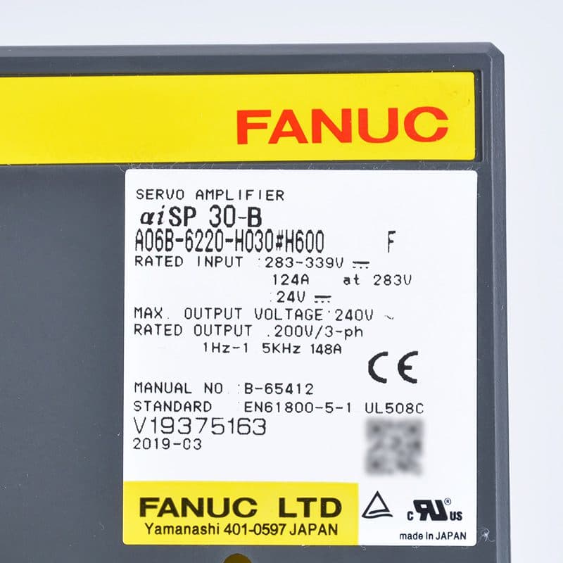 A06B-6220-H030 FANUC A06B-6220-H030 Servo Amplifier / Drive - View 5 | CNC Spare Part