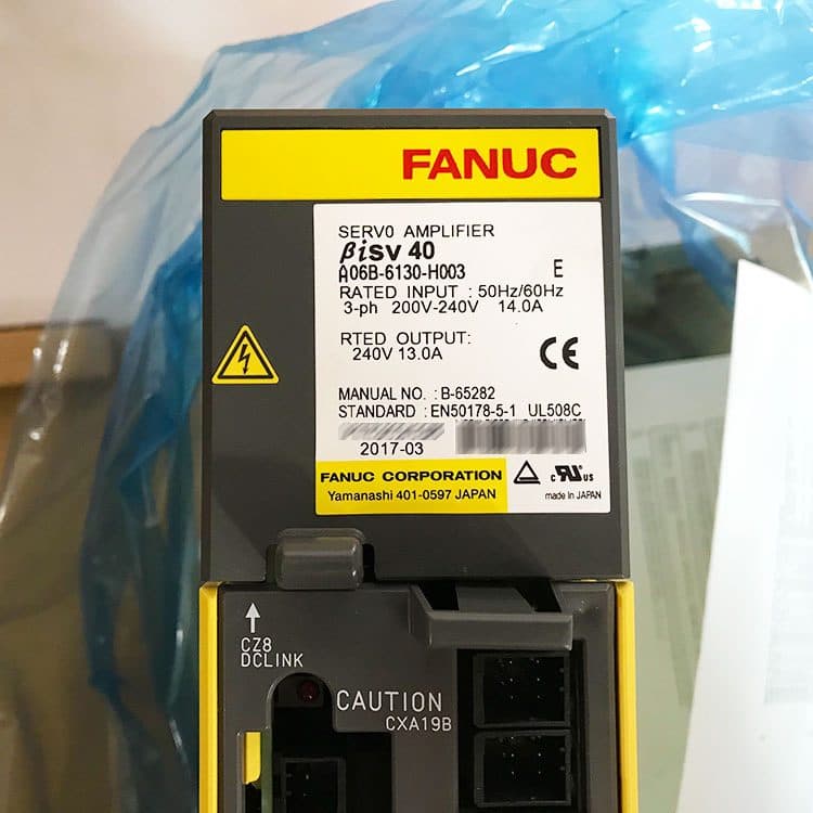 A06B-6130-H003 FANUC A06B-6130-H003 Servo Amplifier / Drive - Detail View | FANUC Servo Amplifier / Drive