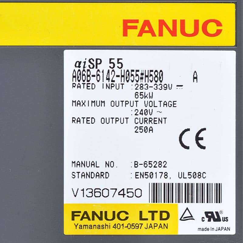 A06B-6142-H055 FANUC A06B-6142-H055 Servo Amplifier / Drive - View 3 | CNC Spare Part