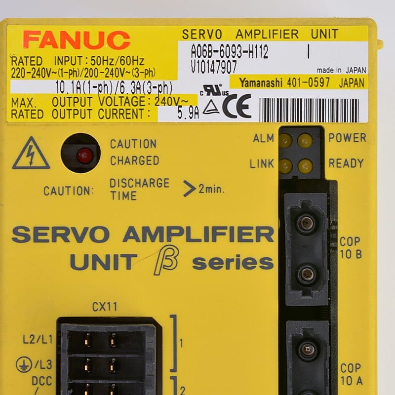 A06B-6093-H112 FANUC A06B-6093-H112 Servo Amplifier / Drive - View 5 | CNC Spare Part