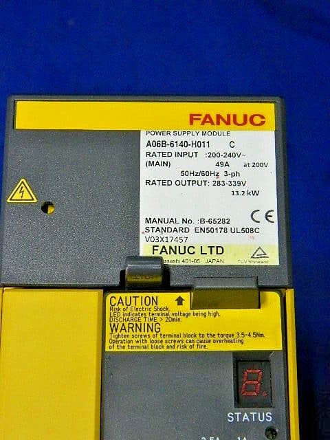 FANUC A06B-6140-H011 Servo Amplifier / Drive - A06B-6140-H011 | Professional FANUC Servo Amplifier / Drive Part | In Stock at Vibocnc