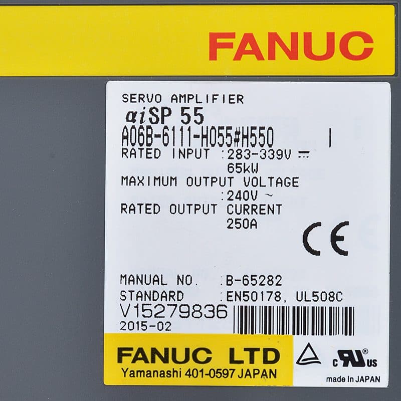 A06B-6111-H055 FANUC A06B-6111-H055 Servo Amplifier / Drive - View 3 | CNC Spare Part