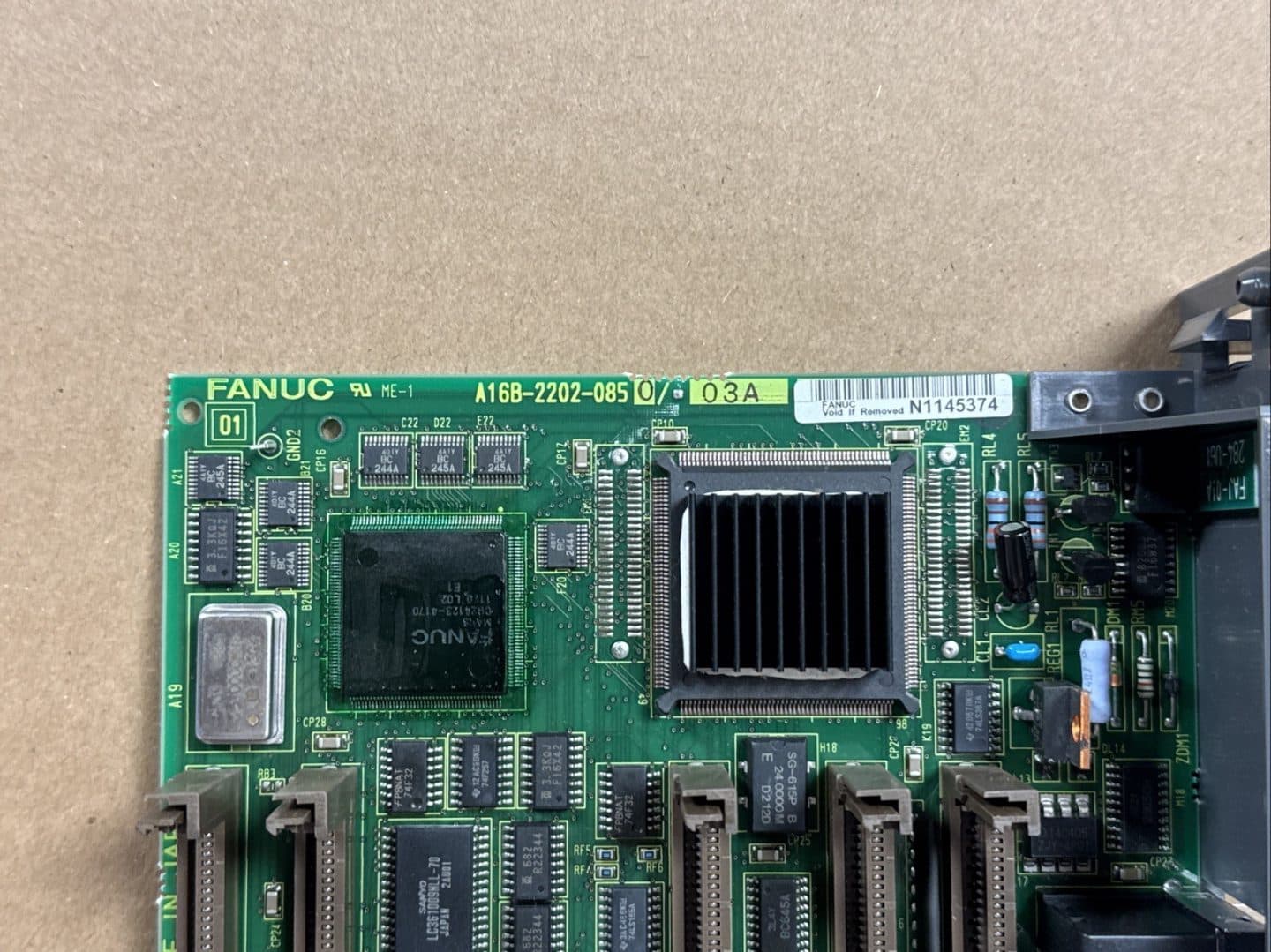 A16B-2202-0850 FANUC A16B-2202-0850 PCB Board - Detail View | FANUC PCB / Control Board