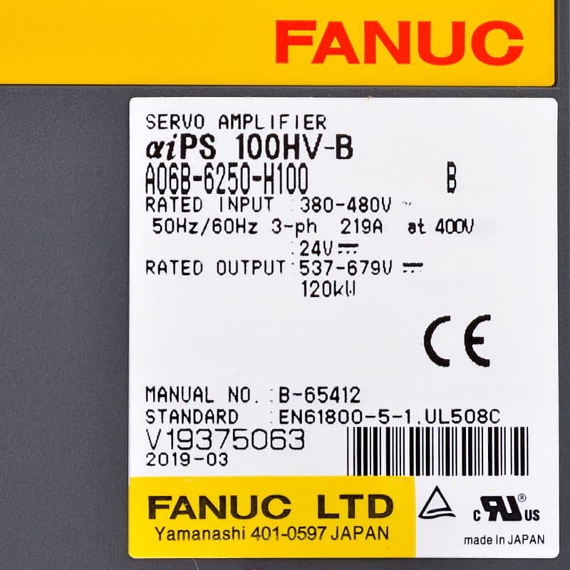 A06B-6250-H100 FANUC A06B-6250-H100 Servo Amplifier / Drive - View 4 | CNC Spare Part