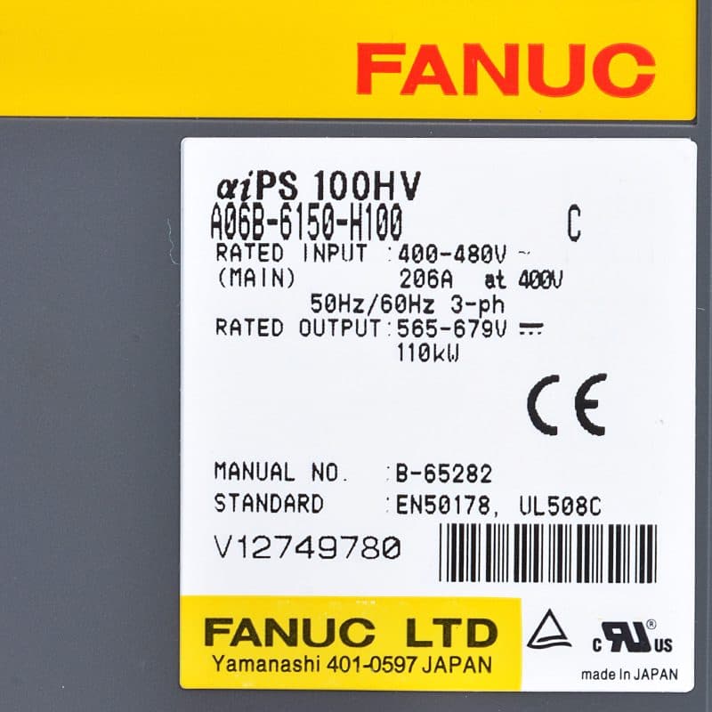 A06B-6150-H100 FANUC A06B-6150-H100 Servo Amplifier / Drive - View 4 | CNC Spare Part