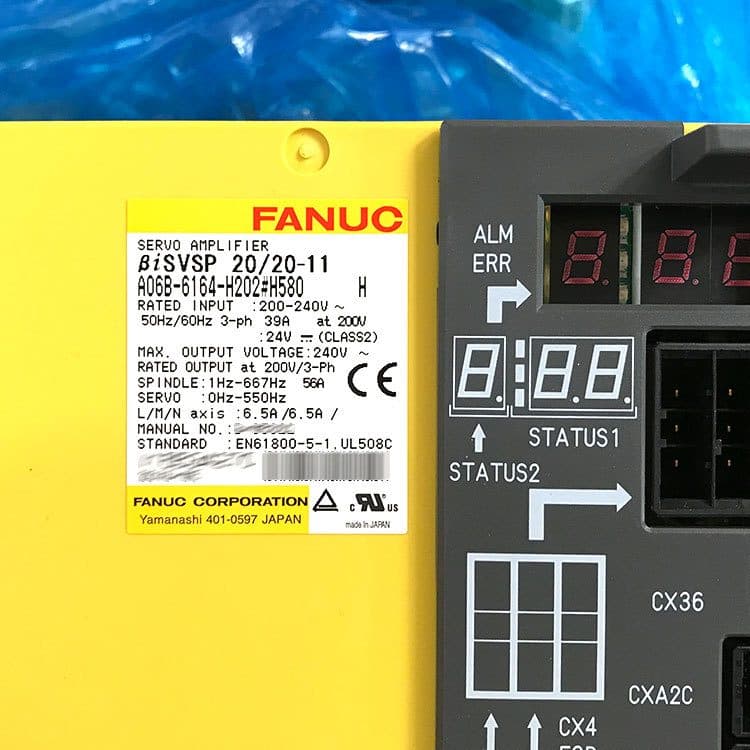 A06B-6164-H202 FANUC A06B-6164-H202 Servo Amplifier / Drive - View 4 | CNC Spare Part