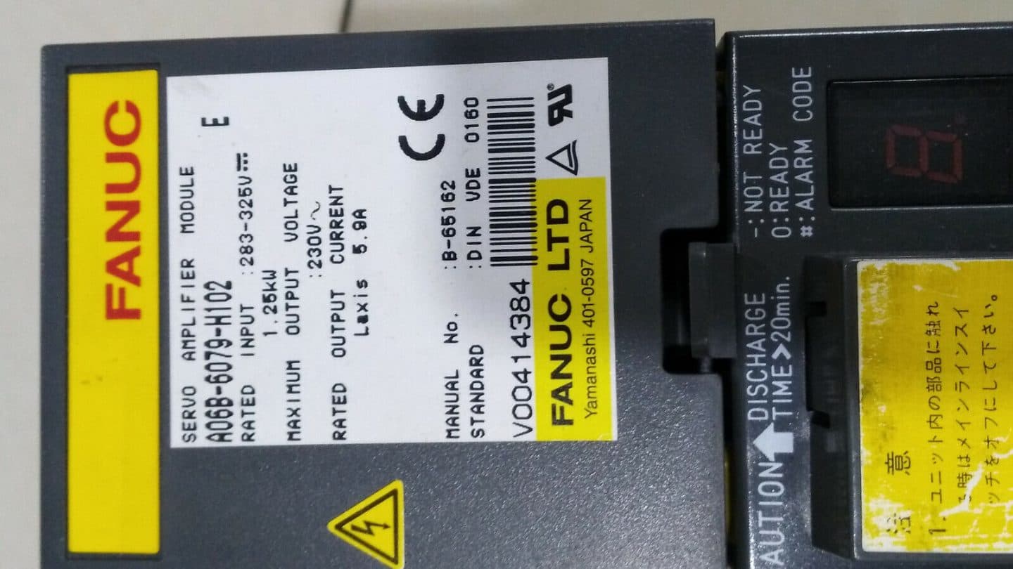 A06B-6079-H102 FANUC A06B-6079-H102 Servo Amplifier / Drive - View 5 | CNC Spare Part