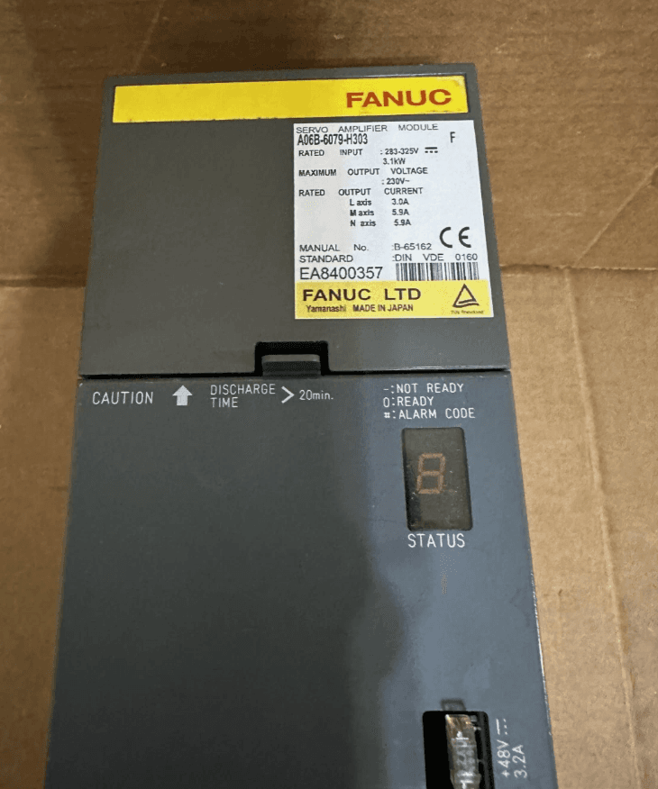A06B-6079-H303 FANUC A06B-6079-H303 Servo Amplifier / Drive - View 3 | CNC Spare Part