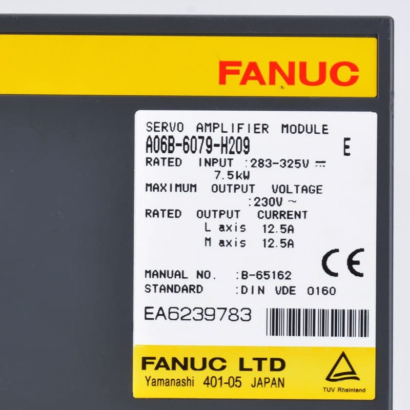 A06B-6079-H209 FANUC A06B-6079-H209 Servo Amplifier / Drive - View 5 | CNC Spare Part