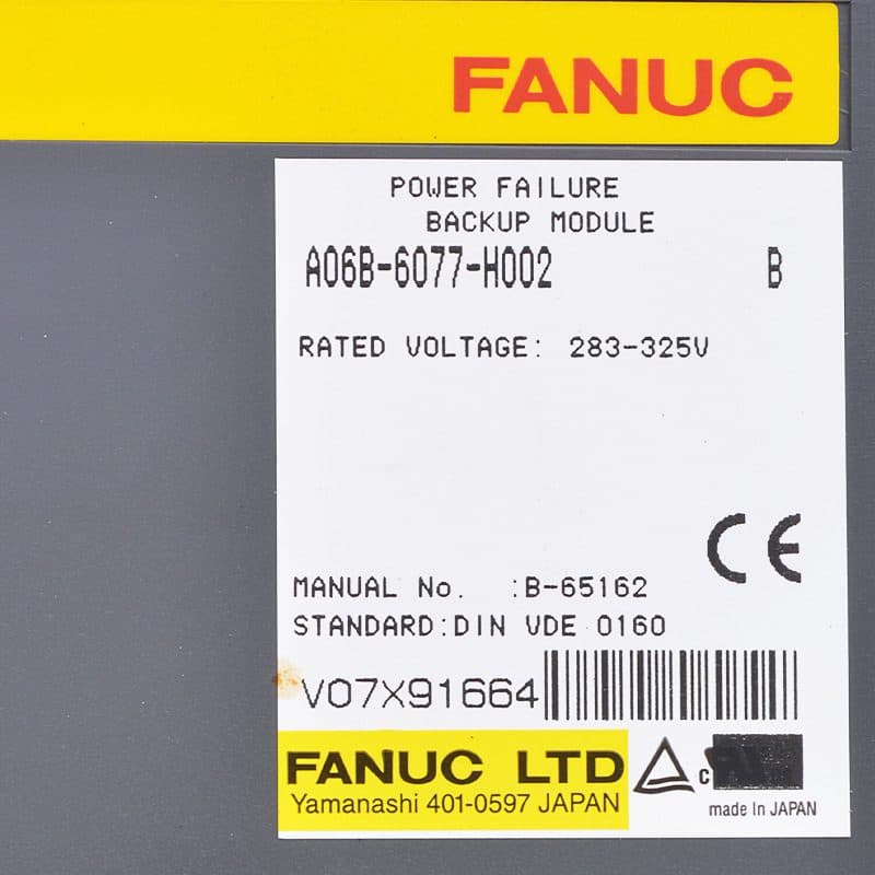 A06B-6077-H002 FANUC A06B-6077-H002 Servo Amplifier / Drive - Detail View | FANUC Servo Amplifier / Drive