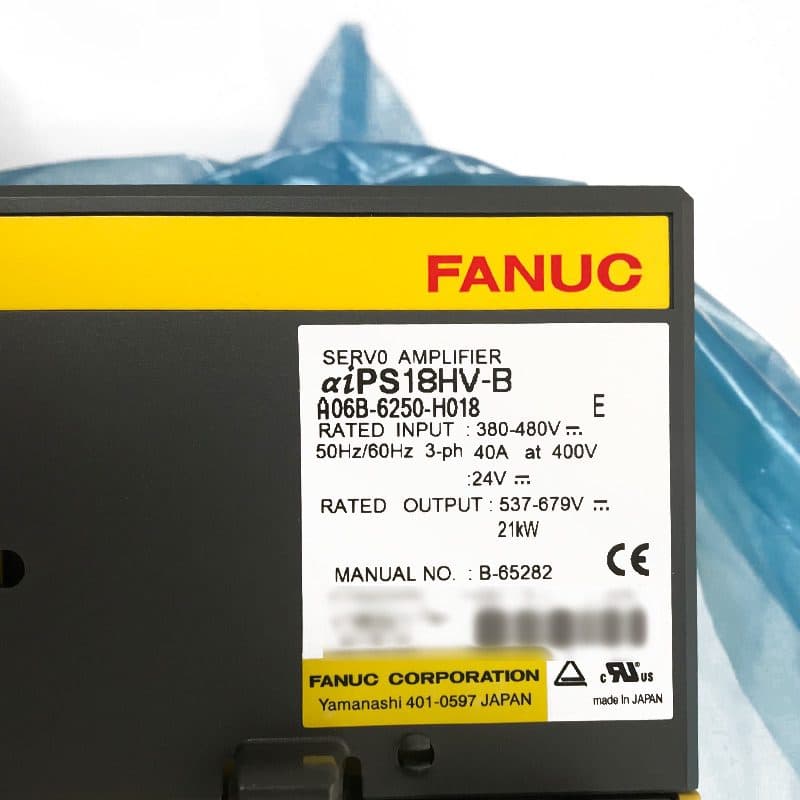 A06B-6250-H018 FANUC A06B-6250-H018 Servo Amplifier / Drive - Detail View | FANUC Servo Amplifier / Drive