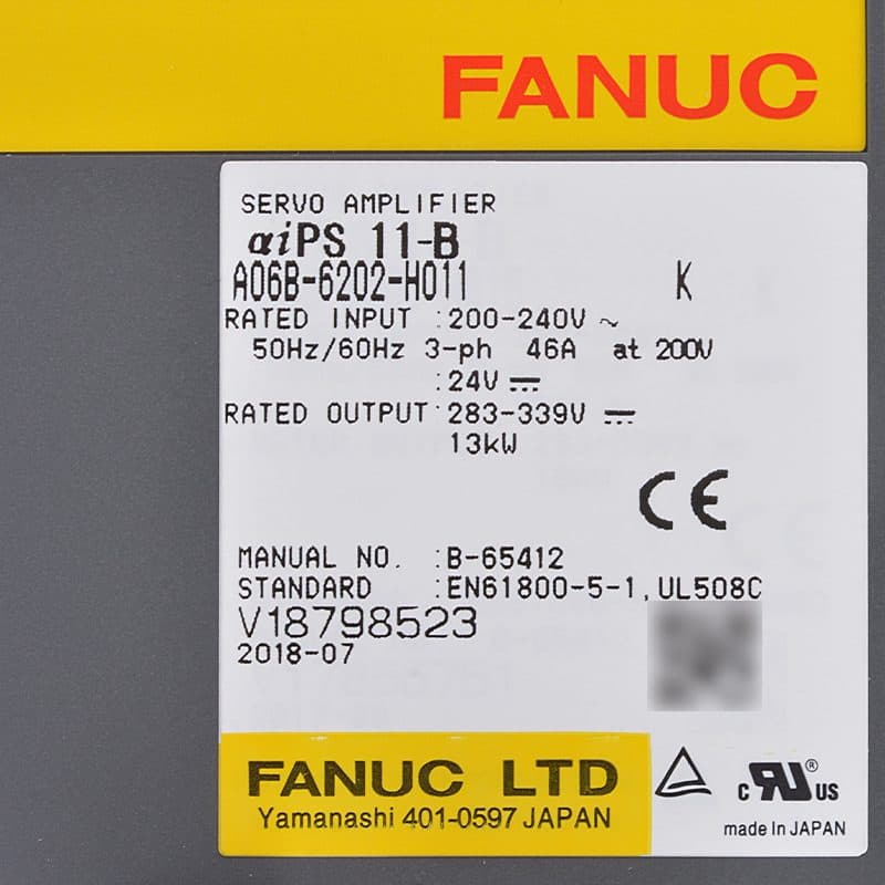 FANUC A06B-6202-H011 Servo Amplifier / Drive - A06B-6202-H011 | Professional FANUC Servo Amplifier / Drive Part | In Stock at Vibocnc