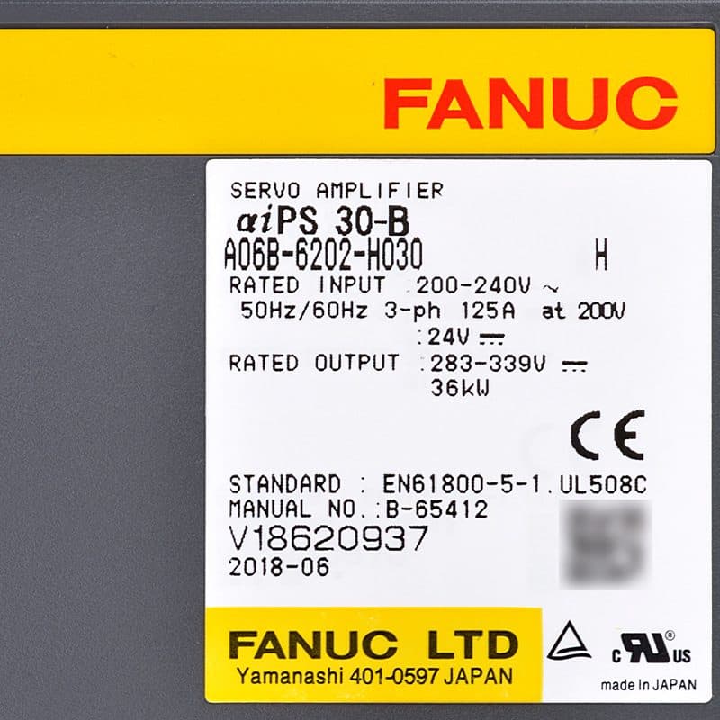 FANUC A06B-6202-H030 Servo Amplifier / Drive - A06B-6202-H030 | Professional FANUC Servo Amplifier / Drive Part | In Stock at Vibocnc